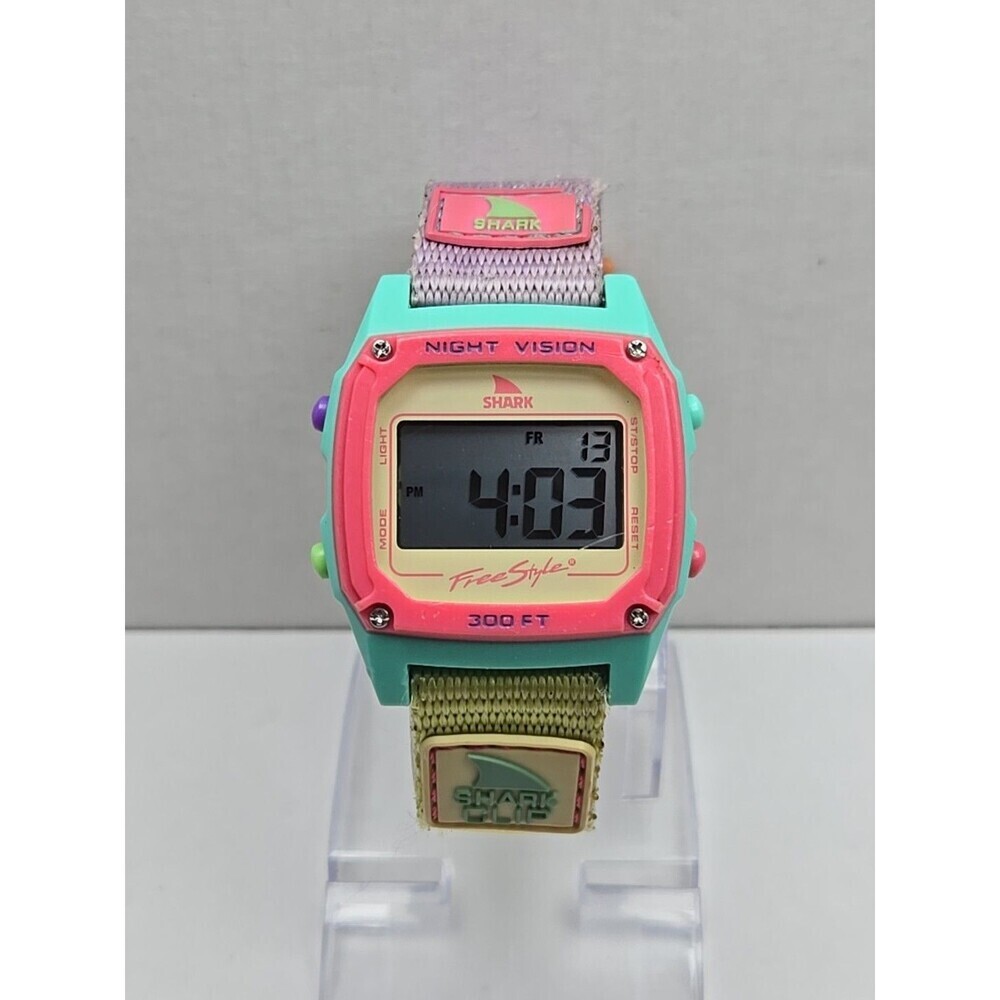 Freestyle Shark Classic Clip Sour Apple Quartz Surf Watch 100M 38mm New Battery